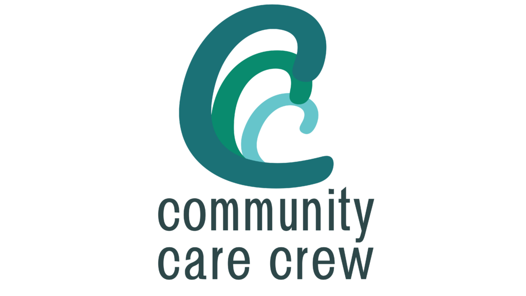 logo for the community care crew